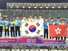 예천군청 나마디 조엘 진, 4*100mR 한국신기록 수립 기사 이미지