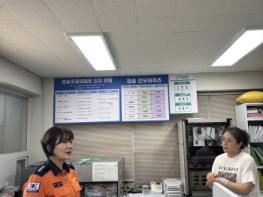 청송소방서장, 노후 아파트 지도방문 실시 기사 이미지