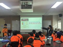 청송소방서, 외국인 근로자 대상‘맞춤형 소방안전 교육’실시 기사 이미지