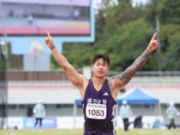 예천군청 육상팀 남태풍 선수, 창던지기 80.35m... 백제왕도 익산 전국육상경기대회 신기록 달성하며 우승 기사 이미지