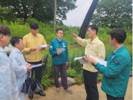 경북도·산림청, 산사태 취약지역·지정대피소 긴급 점검 기사 이미지