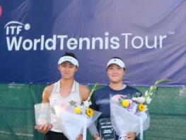 안동시청 김은채, ITF W15 아스타나 여자복식 우승 기사 이미지