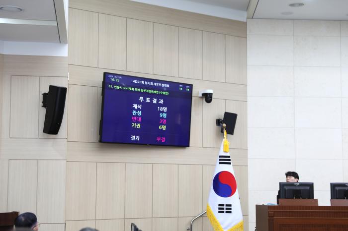 안동시의회, 제270회 임시회 폐회